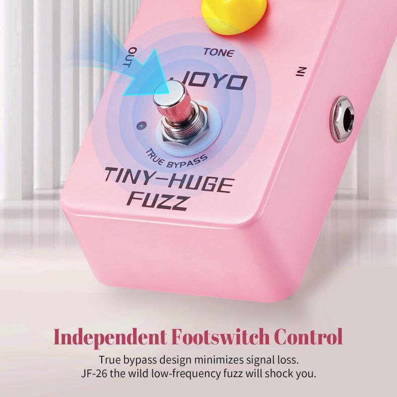 Pedal de guitarra Fuzz JOYO TINY-HUGE JF-26 Classic Vintage Tone